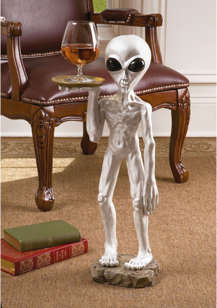 Alien Butler Pedestal Sculptural Table